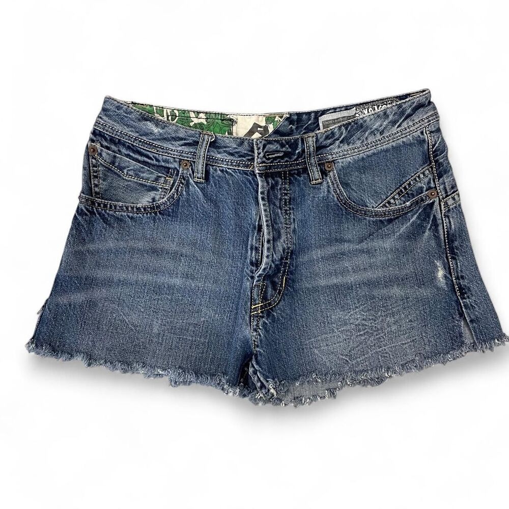 Volcom Women's Blue and Navy Shorts